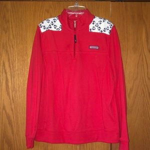 Fabulous bright red vineyard vines sweatshirt